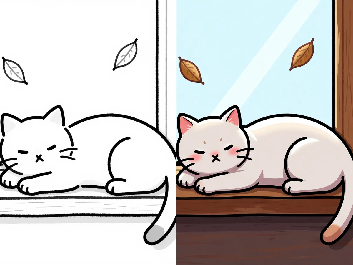 Line art · colorized